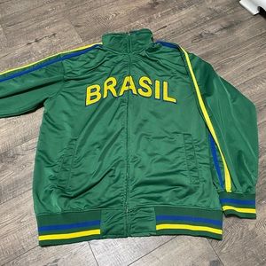 Brazil zip up jacket